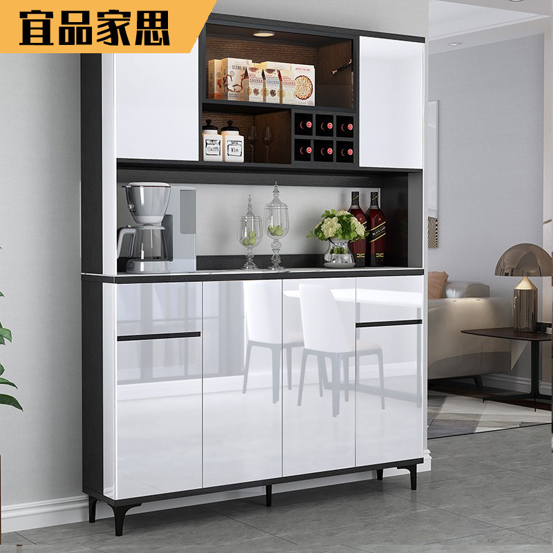 Light luxury dining cabinet 30cm slate modern minimalist living room wine cabinet narrow kitchen high cabinet integrated wall storage cabinet