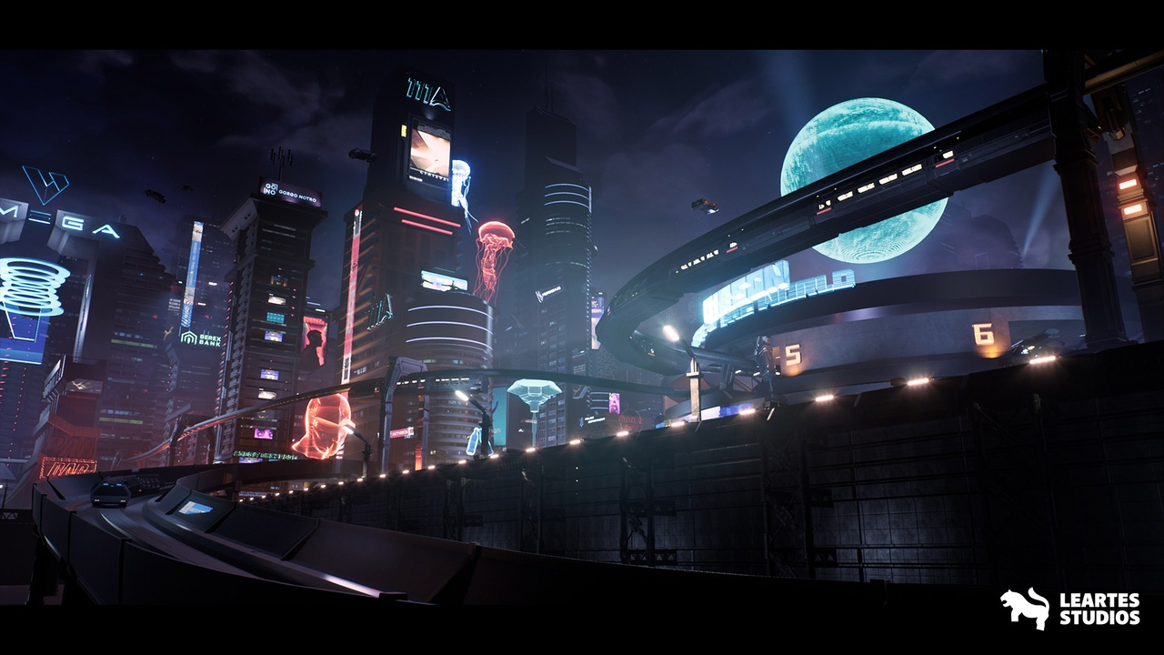 图片[16]-UE4虚幻5赛博朋克角色科幻城市高铁汽车场景 Cyberpunk Gigapack-cg男孩
