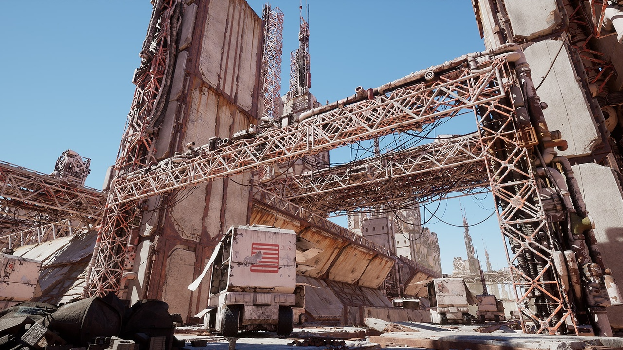 图片[2]-UE4虚幻5科幻废弃工厂废墟城市电影场景 Sci-fi-City-Environment-cg男孩