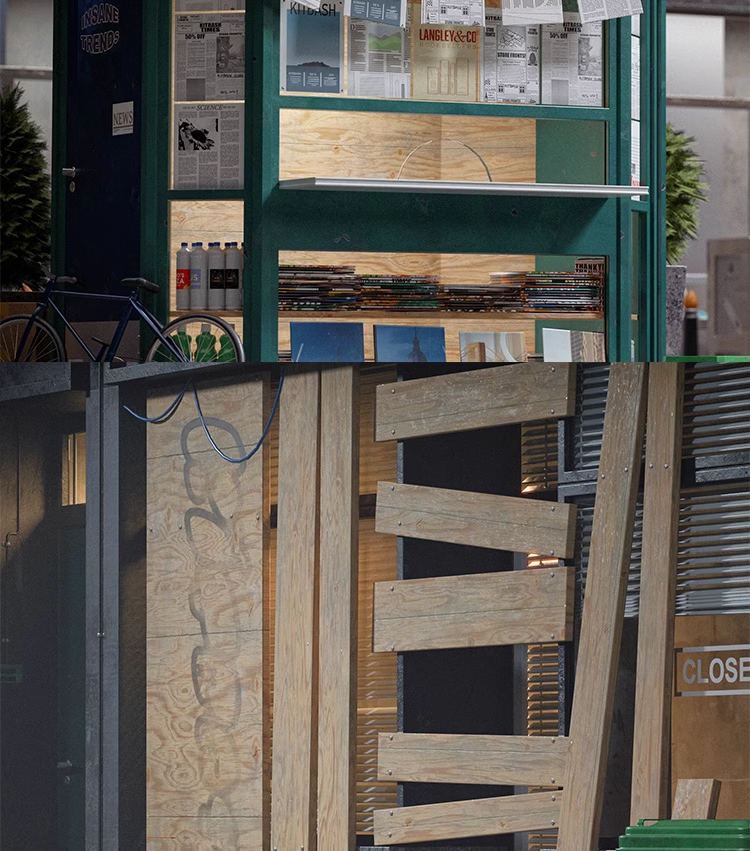 图片[18]-C4D商店门面店铺模型素材 max obj fbx ma KitBash3D Storefronts-cg男孩