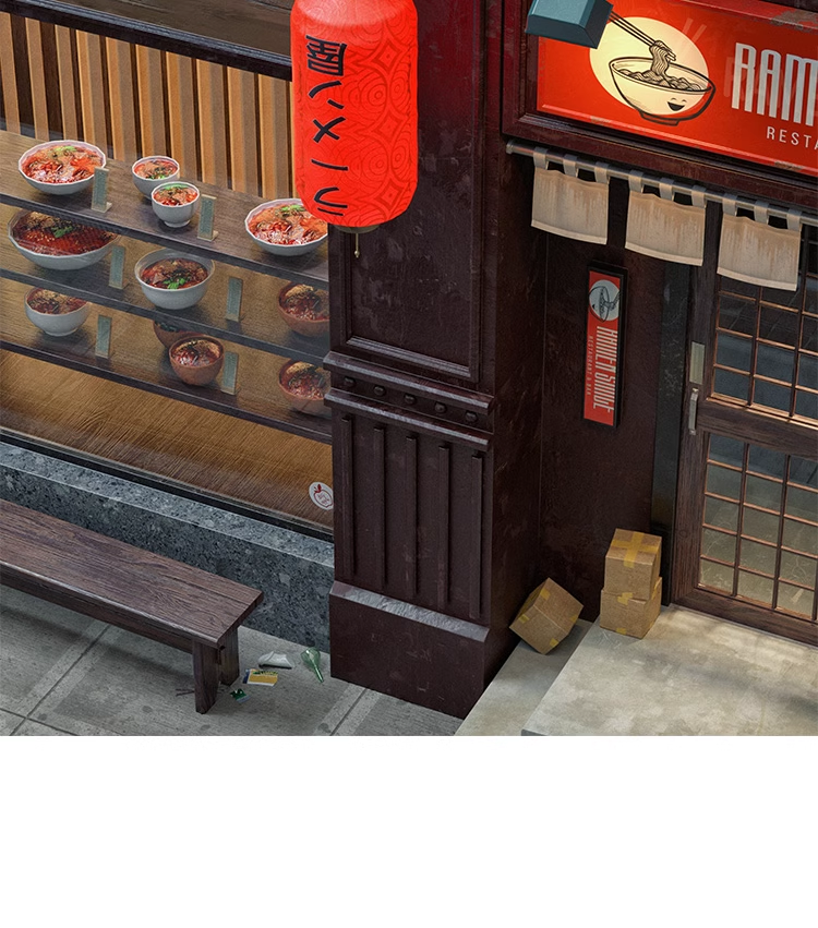 图片[20]-C4D商店门面店铺模型素材 max obj fbx ma KitBash3D Storefronts-cg男孩