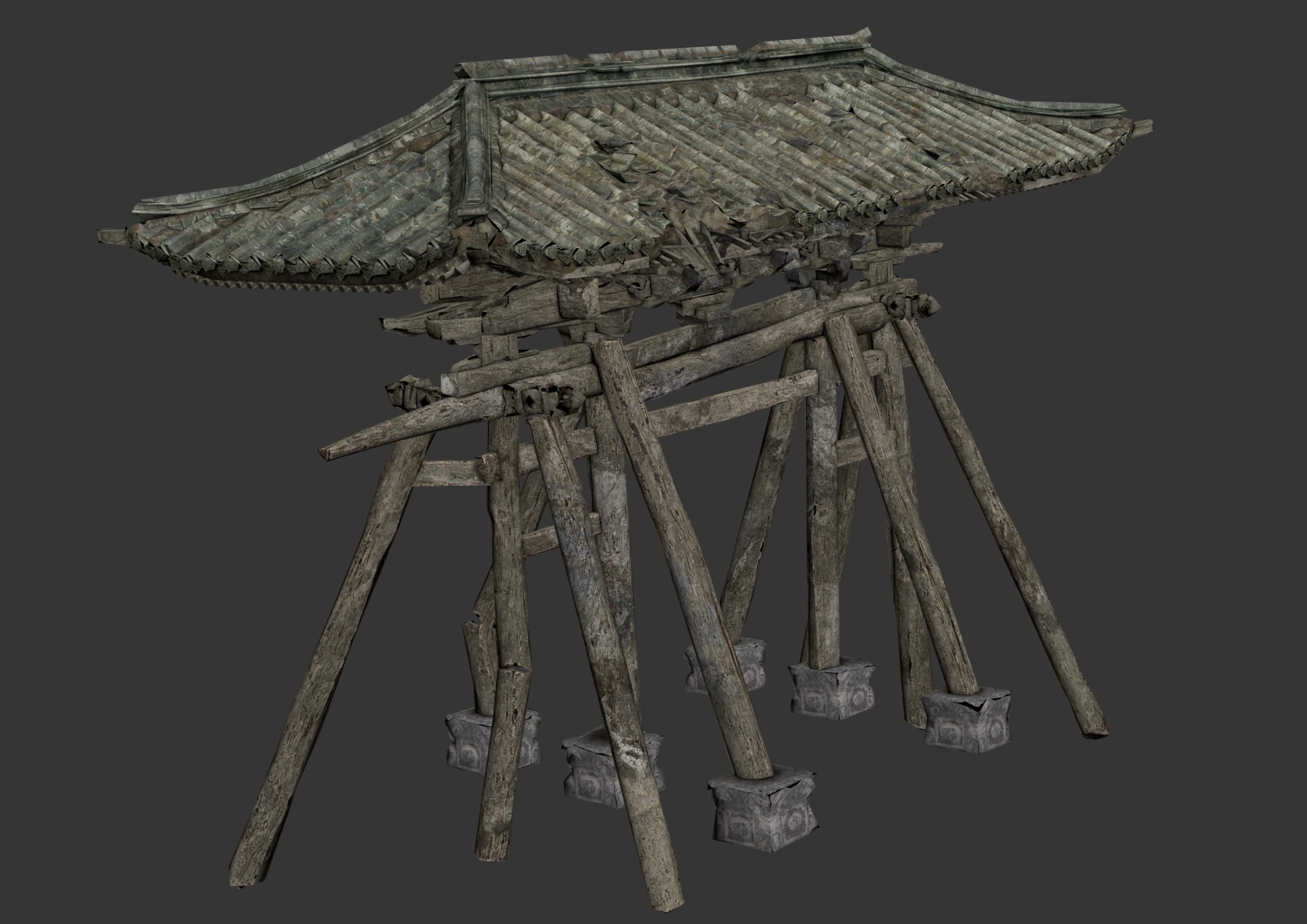 图片[5]-黑神话悟空场景3D模型大殿高精度古风建筑解包3DMAX模型集合包FBX-cg男孩