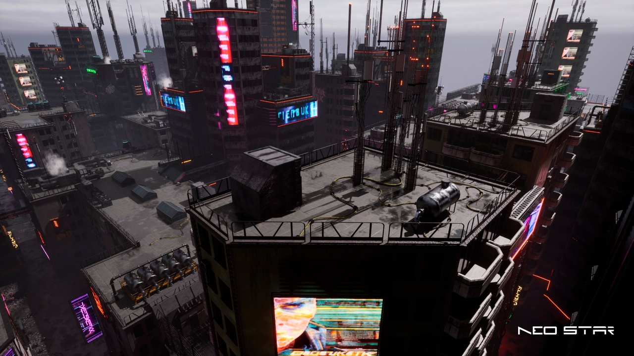 图片[13]-UE4虚幻5赛博朋克郊外废墟城市建筑场景Cyberpunk Buildings Pack-cg男孩