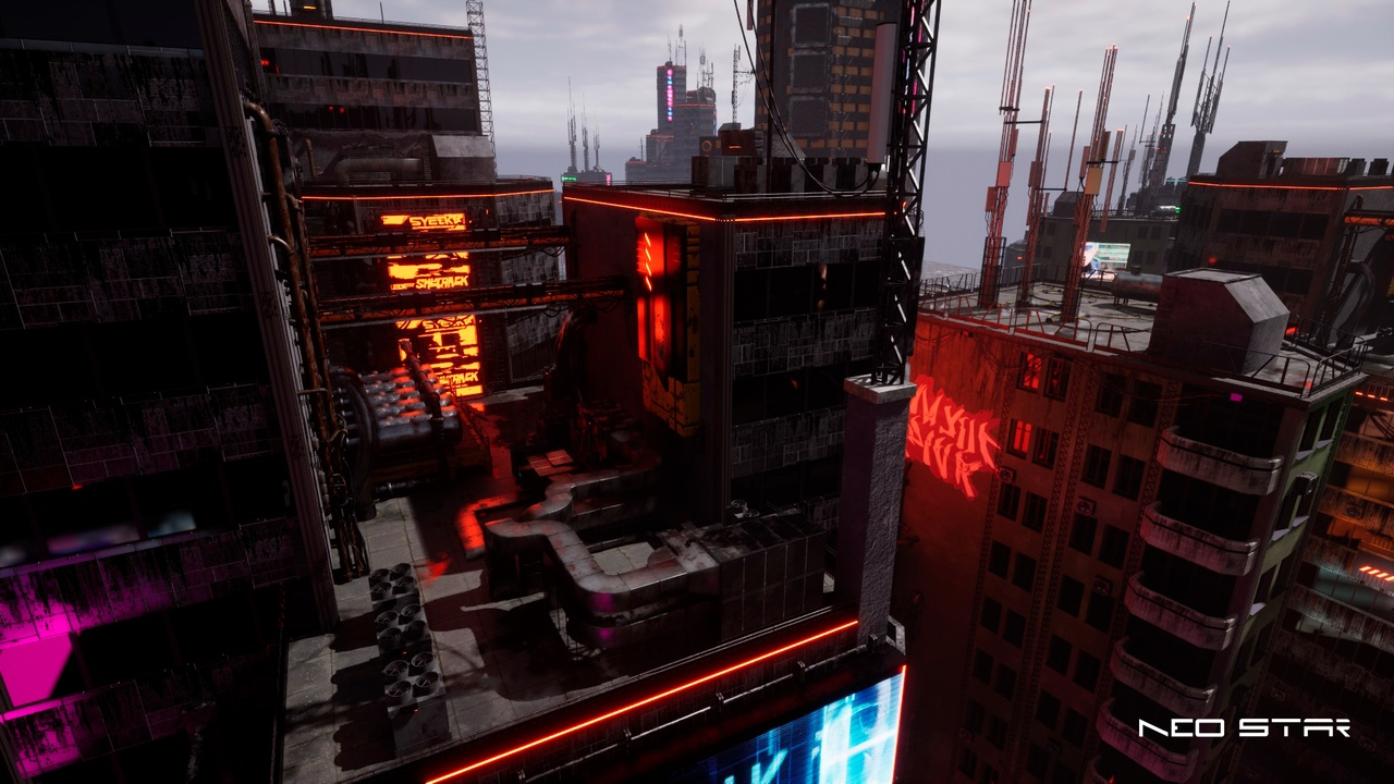 图片[11]-UE4虚幻5赛博朋克郊外废墟城市建筑场景Cyberpunk Buildings Pack-cg男孩