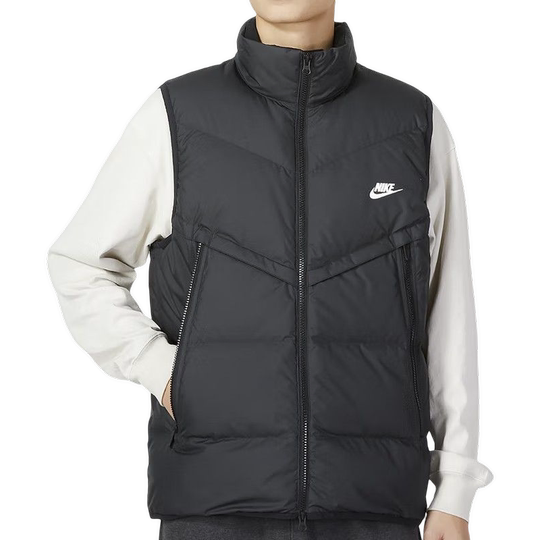 Nike Down Vest - Chaleco cálido con cuello alto para hombre