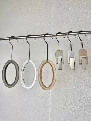 Clothing store display transparent acrylic ring hook children's clothing store Special Crystal decorative adhesive hook clip