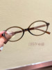 Korean-Style Olive Green Glasses That Make the Skin Look Fairer, Suitable for Women with Nearsightedness, Can Be Customized with Prescription Lenses, Nerd-Style Round Frame, Blue Light Blocking Eyeglass Frame