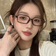 Chuming literary retro tortoiseshell square glasses for women