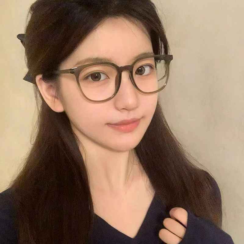 Ultra-Light Tr90 Prescription Glasses for Women, a Makeup-Free Look Essential, Round Frames That Make the Face Appear Smaller, Can Be Fitted with Prescription Lenses, Blue Light Blocking Ultra-Light Tr90 Prescription Glasses for Women, a Makeup-Free Look Essential, Round Frames That Make the Face Appear Smaller, Can Be Fitted with Prescription Lenses, Blue Light Blocking