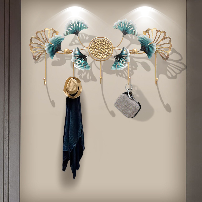 New Chinese Creative Classy Entrance Door Hooks Wall Hoods Keys Storage Racks Entrance Gate Internet Red Decorations