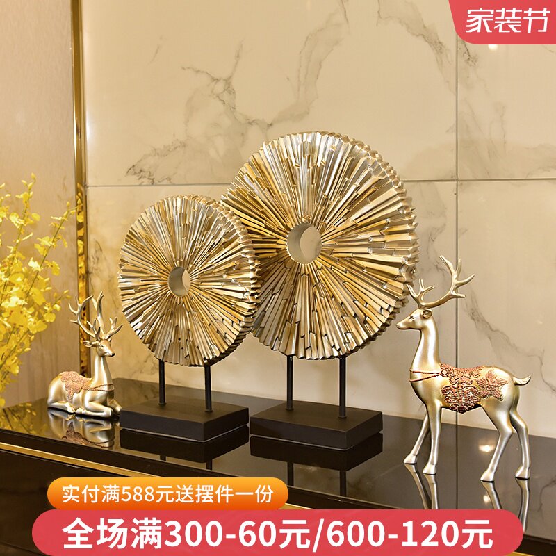 Art ornaments high-grade niche house decorations new house living room ornaments suitable for TV cabinets