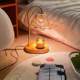 Aromatherapy Lamp, Wax Melting Lamp, Atmosphere Night Lamp, Bedside Lamp, Bedroom Table Lamp, Birthday Gift for Girls, Retro Candle Melting Lamp