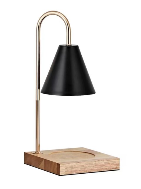 Timed Wax Melting Lamp, Romantic Gift for Girls, Nordic Bedroom Bedside Aromatherapy Lamp, Dimmable Retro Sleep Aid Glass Table Lamp