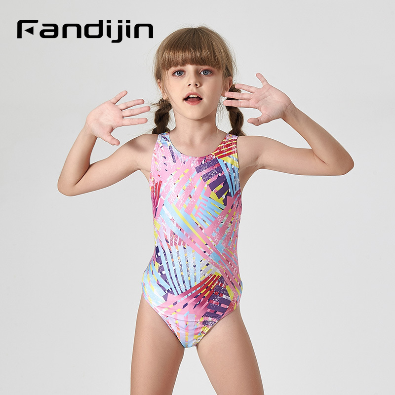 Children's Swimwear Professional Training Swimsuit for Girls, Older Children, Triangle Competition, Resistance Training One-Piece Swimsuit Children's Swimwear Professional Training Swimsuit for Girls, Older Children, Triangle Competition, Resistance Training One-Piece Swimsuit