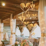 Китайский День святого Валентина, украшение потолка, трехмерный кулон в форме сердца, ювелирный магазин, потолочная композиция, подвеска в виде любви