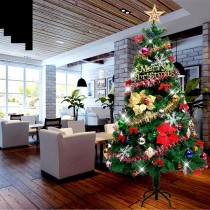 Christmas decoration tree 1 5 m set meal 1 8 M color tree with lamp encryption home store shopping mall dress layout