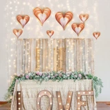 Китайский День святого Валентина, украшение потолка, трехмерный кулон в форме сердца, ювелирный магазин, потолочная композиция, подвеска в виде любви