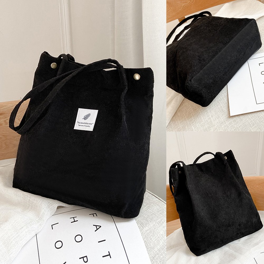 Упаковка угол 2022 corduroy shoulder bag for women cotton cloth handbag so OTHER