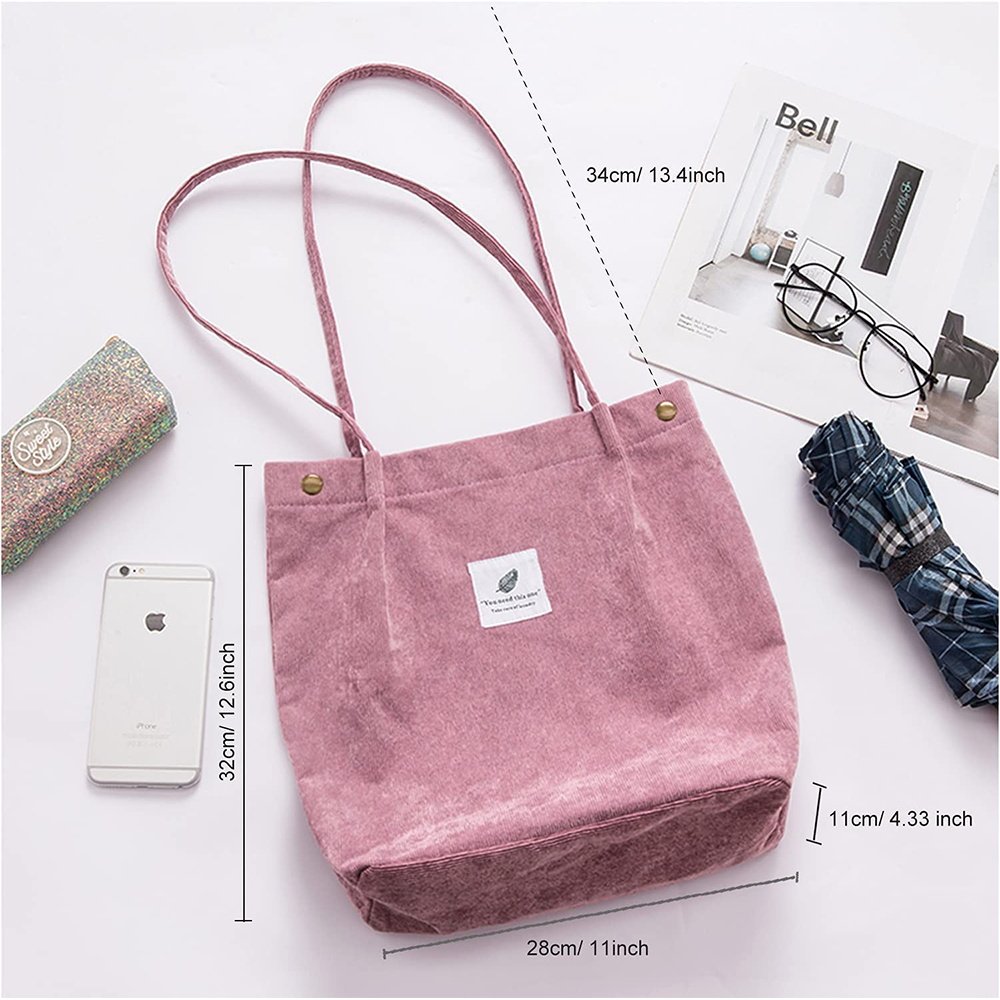 Упаковка угол 2022 corduroy shoulder bag for women cotton cloth handbag so OTHER