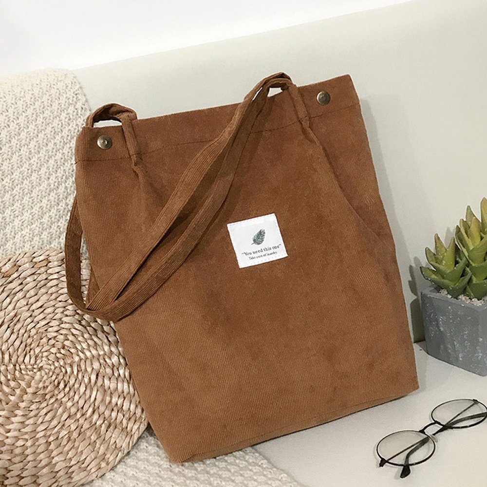 Упаковка угол 2022 corduroy shoulder bag for women cotton cloth handbag so OTHER