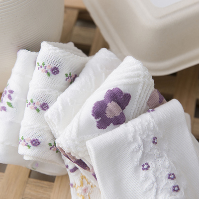 【3双装】白色jk风 短袜子