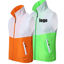 Vest custom printed LOGO photojournalist tooling custom work clothes mens multi pocket volunteer vest advertising horse clip