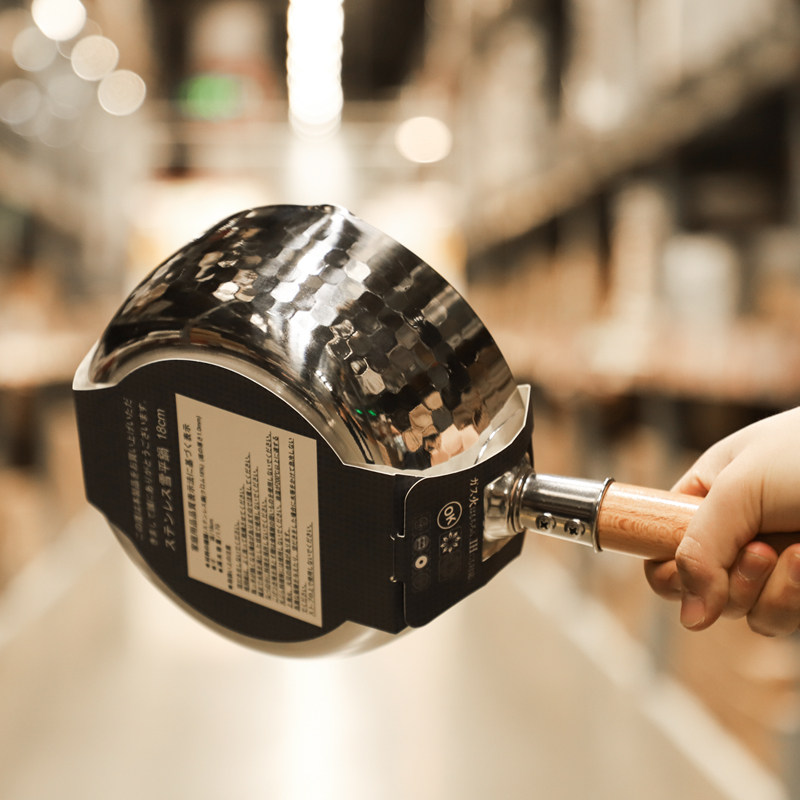 Export Japan's original single - Japanese stainless steel snow pan milk pan