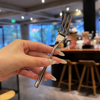 18/10 stainless steel fruit fork dessert cake fork