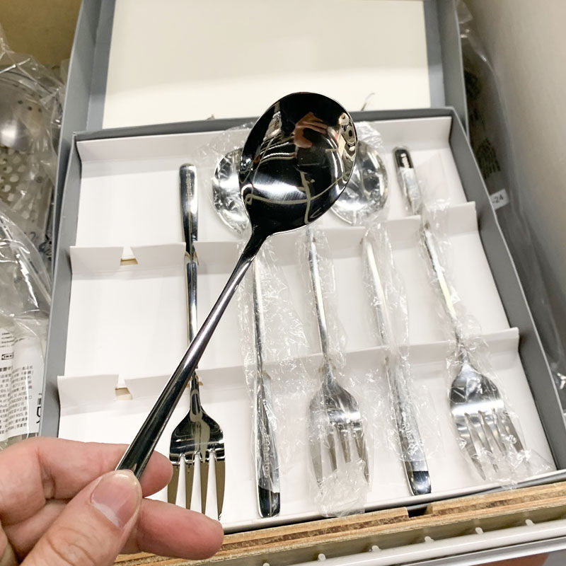 Out of South Korea Gift Canine Boxes'Fear of Meadows' Feel Long Handle Spoon Soup Spoon 304 stainless steel