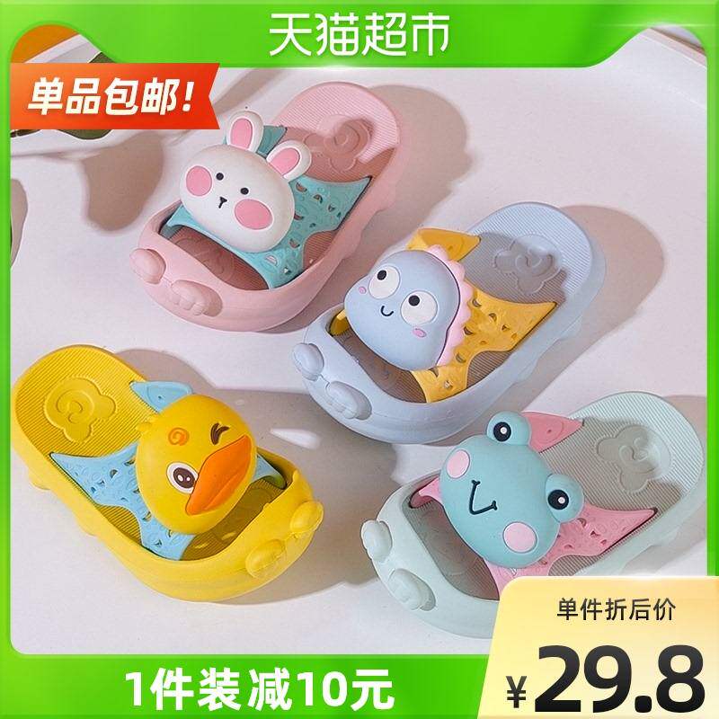 Children slippers new Four Seasons Men's room Home Non-slip Soft Bottom Shoes for children Baby slippers