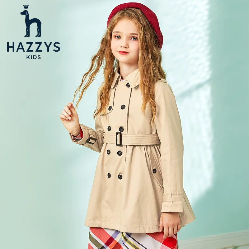 Autumn trench coat, jacket, children's clothing, for teenagers, British style