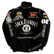 F1 racing suit retro preppy couple coat cotton jacket Jack Danny full embroidery fall winter cotton coat in stock