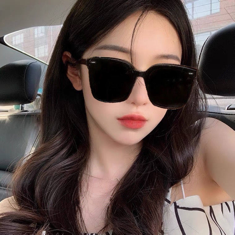 Sunglasses Women Summer Anti-UV2021 New Sun Glasses Big Round Face slim Drive Men's Street to take Korean version of the tide