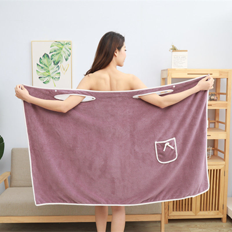 Up to 80-170 catty for wearing a bath towel female adult harness bath dress than pure cotton soft and super absorbent speed dry