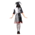 Halloween cosplay chú hề trang phục người lớn nữ hóa trang ảo thuật đen trắng đỏ và đen phù hợp với trang phục