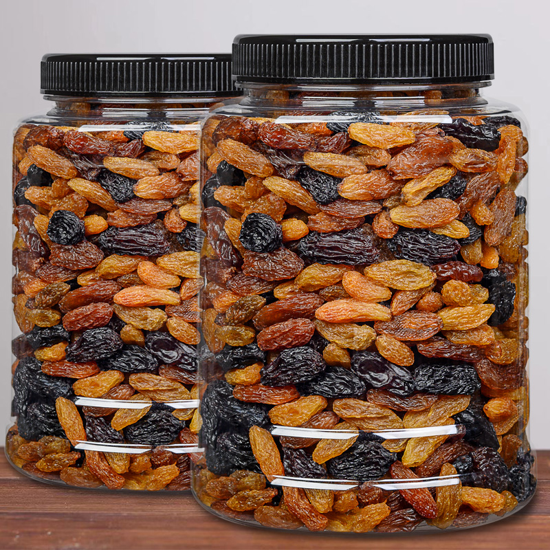 Three squirrels special-grade extra-large raisins 500g seedless yellow grape Grape Black Vinegar Chestnut Free ready-to-eat bulk