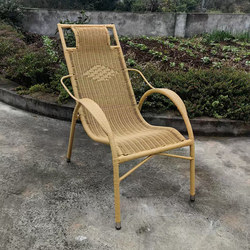 Balcony Leisure Table Chair Rattan Chair Three-piece Set Outdoor Minimalist Table and Chair Combination Single Popular Woven Scandinavian Living Room