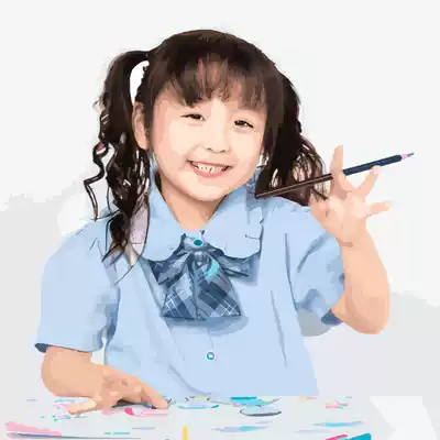 Background wall filling color decompression coloring hand-painted digital oil painting European style Net red painting art figure relief diy bedroom 5