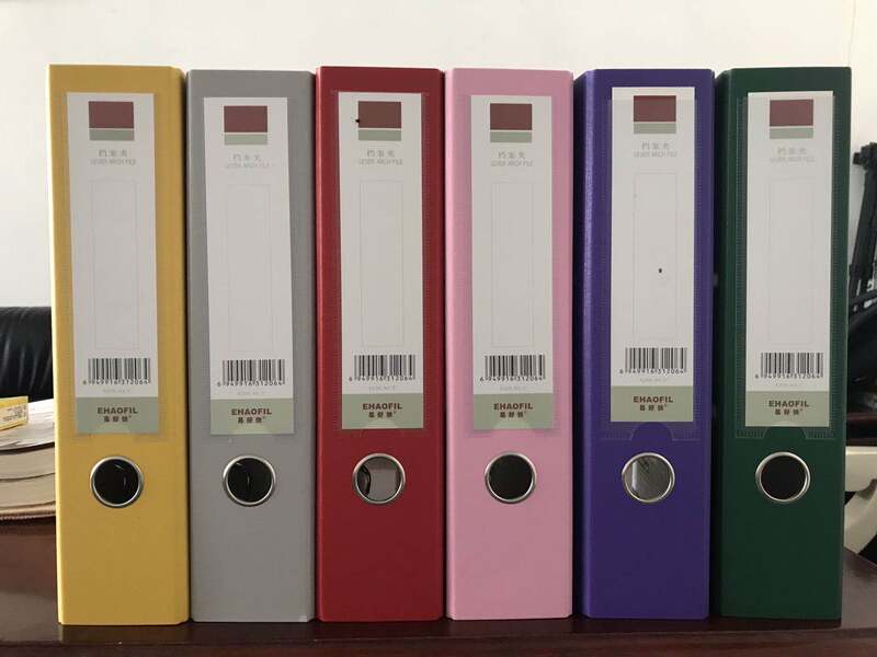 Folder A105N/106N/107N/108N Punched File Folder A4 D-Type Binder File Folder 3inch / 2inch 2-Hole Colorful Quick-Release Binder Wholesale Office Supplies with Free Shipping to Multiple Provinces