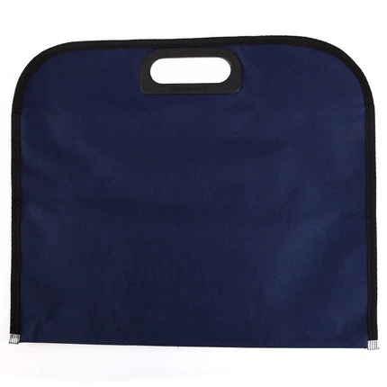 Qi xin file bag A1669/1670 Canvas Conference Bag Oxford Woven Bag Boost Dual -File Magbags Mudbags Студент Студенческая информация общедоступные принадлежности Оптовые канцелярские товары