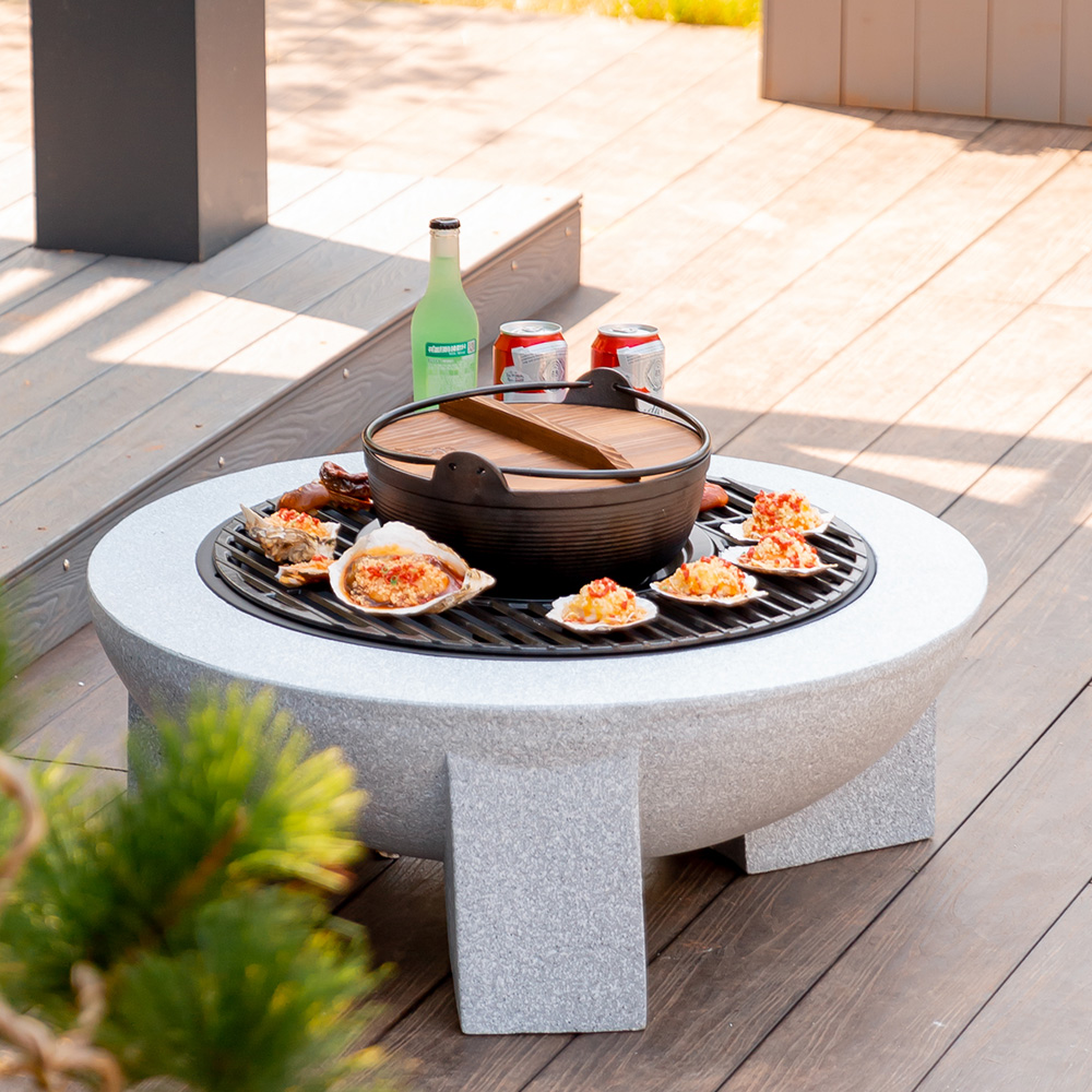 Lomo Tripod Patio Barbecue Grill Outdoor Charcoal Barbecue Grill Home Charcoal Grilled Meats Toaster Oven Fire Pots Warm