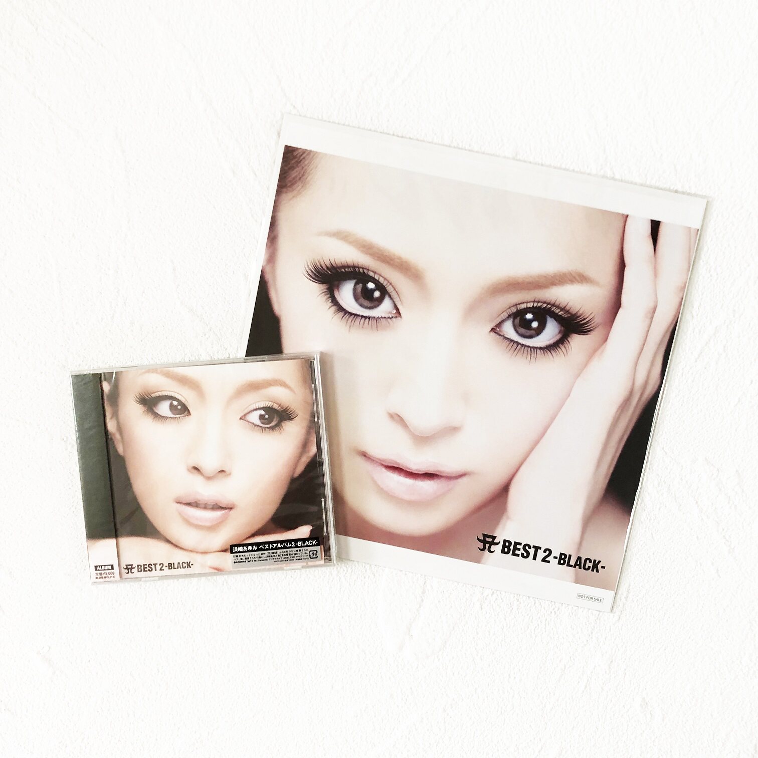 Spot Hamasaki Step A BEST 2 BLACK CD Day A big card