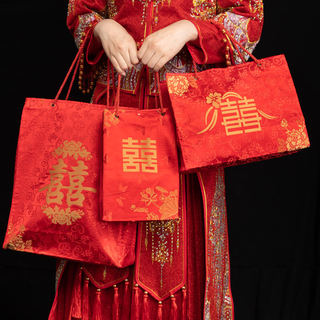 Wedding Handbag, Cash Gift Bag, Engagement Gift Bag, Large Festive Embroidered Cloth Bag