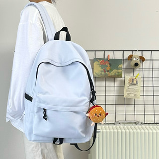 Backpack Men's Simple Large-Capacity Backpack Waterproof Travel Computer Bag Junior High School Student High School College Student Female School Bag