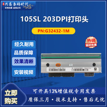 New 105SL Z4M S4M 200 203DPI dot thermal label print head G32432-1M