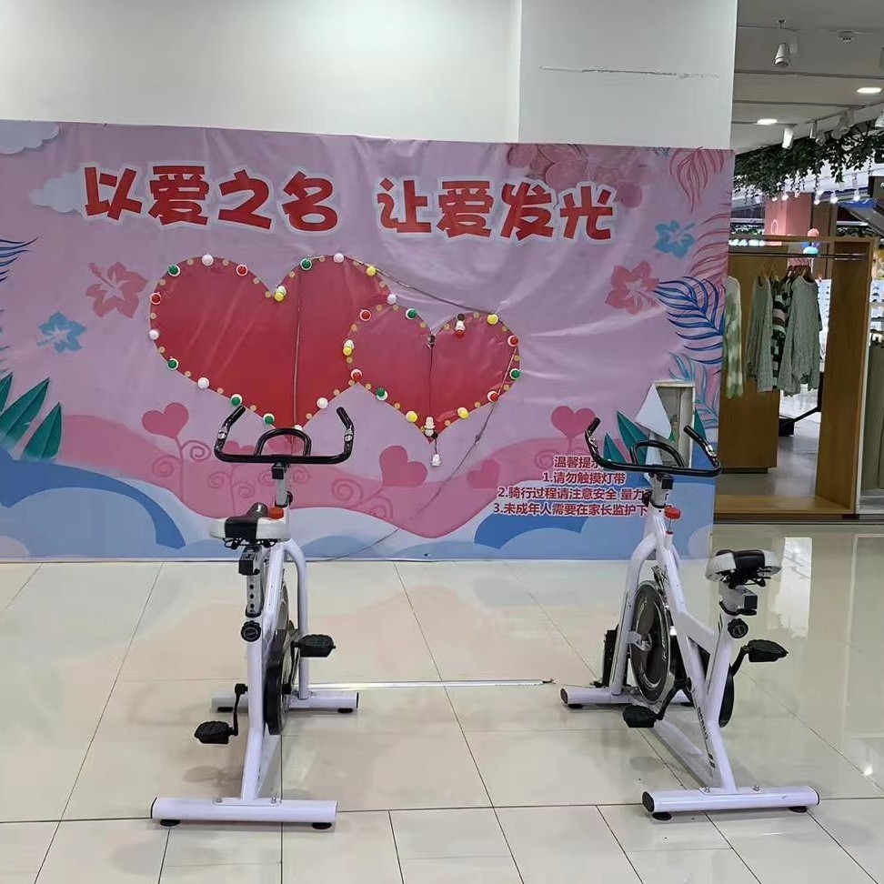 Fitness Generation Down-to-earth Single Lights With Popcorn Weave Scarf Cotton Candy Warm Field Bright Light Active Props
