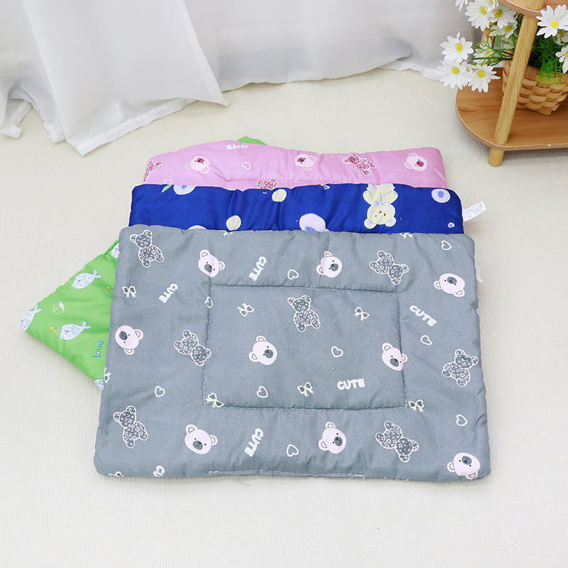 Spring and Summer Thin Cotton Dog Bed Replacement Mat, Washable Mat for Boarding, Air-Conditioned Cat Mattress, Cheap Sleeping Pad