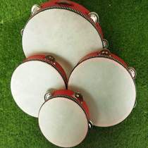 Ling sheepskin dance childrens tambourine percussion instrument small kindergarten professional teacher hand-cranked drummer tambourine