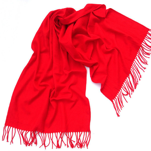 Forword Scarves for men and women Autumn Winter Annual Meeting Custom logo China Red Big Red 100 Lap Gift Box Clothing Embroidered Print