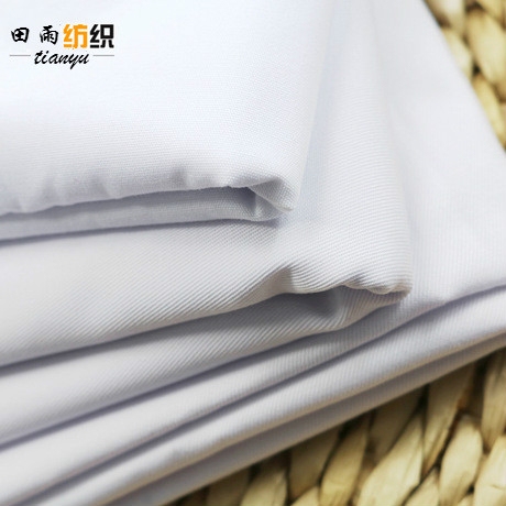 White Thickened Fabric Twill Fabric Bed Sheet Fabric Doctor's Uniform Fabric Chef's Clothing Fabric White Cotton Fabric